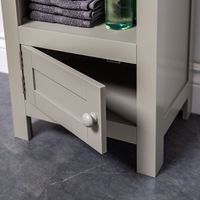 KSP Tivoli Wood Towel Cabinet (Grey)