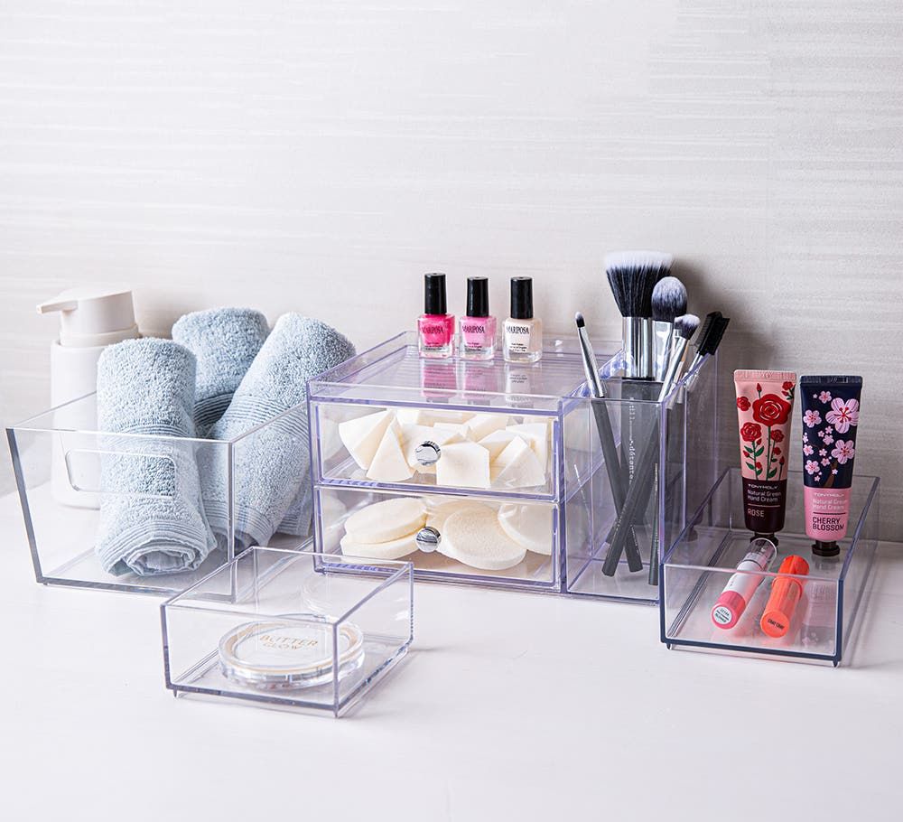 iDesign Clarity Cosmetic & Vanity Organizer (4" x 4")