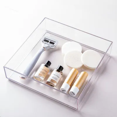 iDesign Clarity Cosmetic & Vanity Organizer (8" x 8")