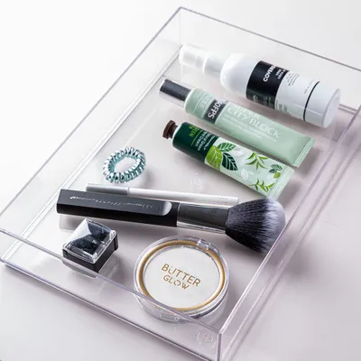 iDesign Clarity Cosmetic & Vanity Organizer Clear