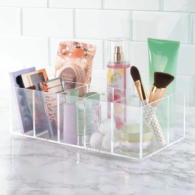 iDesign Clarity '5-Section' Cosmetic & Vanity Organizer (Clear)