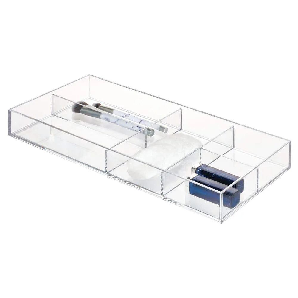 iDesign Clarity '5-Section' Cosmetic & Vanity Organizer (Clear)