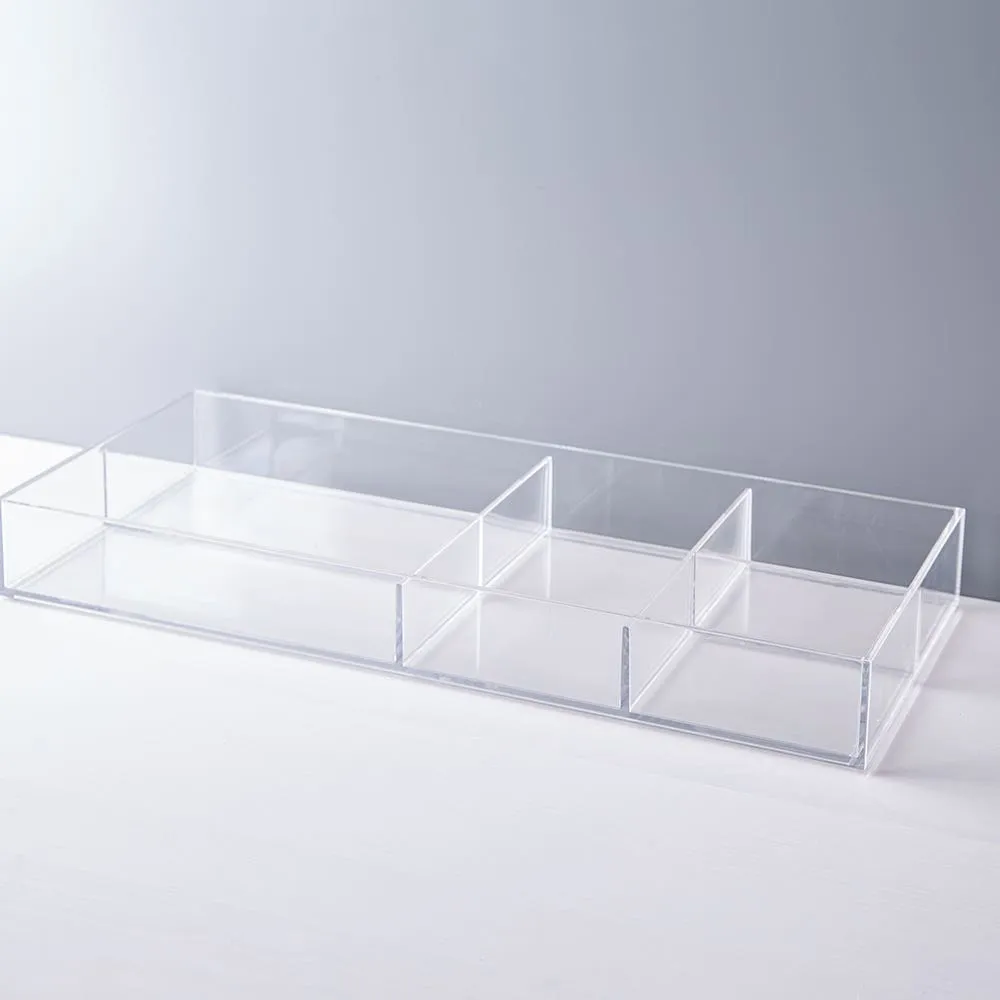 iDesign Clarity '5-Section' Cosmetic & Vanity Organizer (Clear)