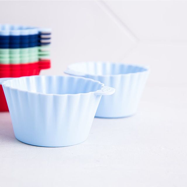 KSP Colour Splash Silicone Cupcake Liners - Set of 12