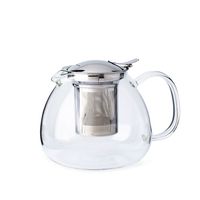 KSP Milano Glass Teapot with  Mesh Infuser 1.2L (Clear)