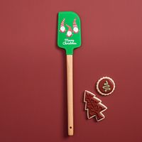 KSP Christmas Cook 'Gnome' Silicone Spatula with Wood Handle