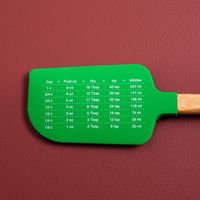 KSP Christmas Cook 'Gnome' Silicone Spatula with Wood Handle