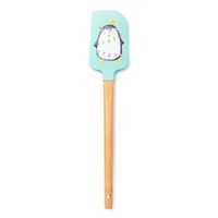 KSP Christmas Cook 'Poinsettia' Silicone Spatula with Wood Handle