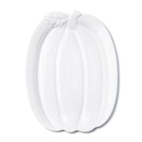 KSP Tuscana Harvest Pumpkin Platter (White)