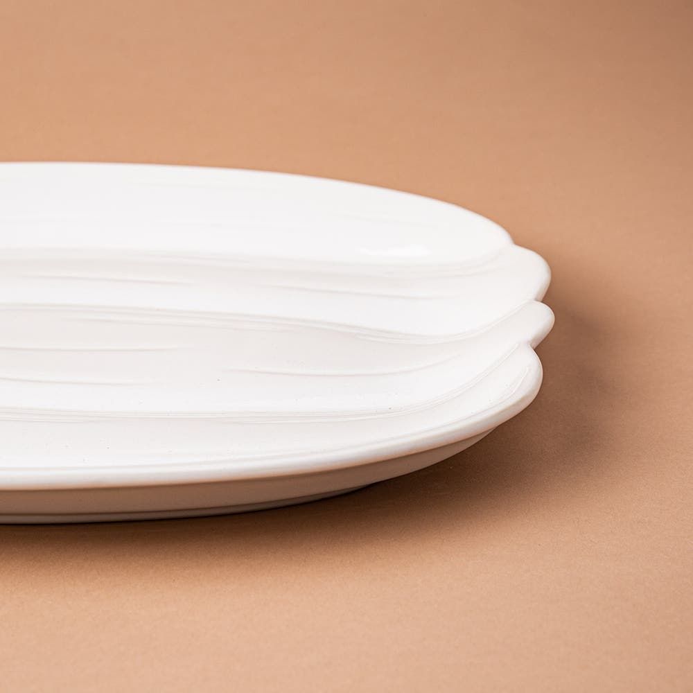 KSP Tuscana Harvest Pumpkin Platter (White)