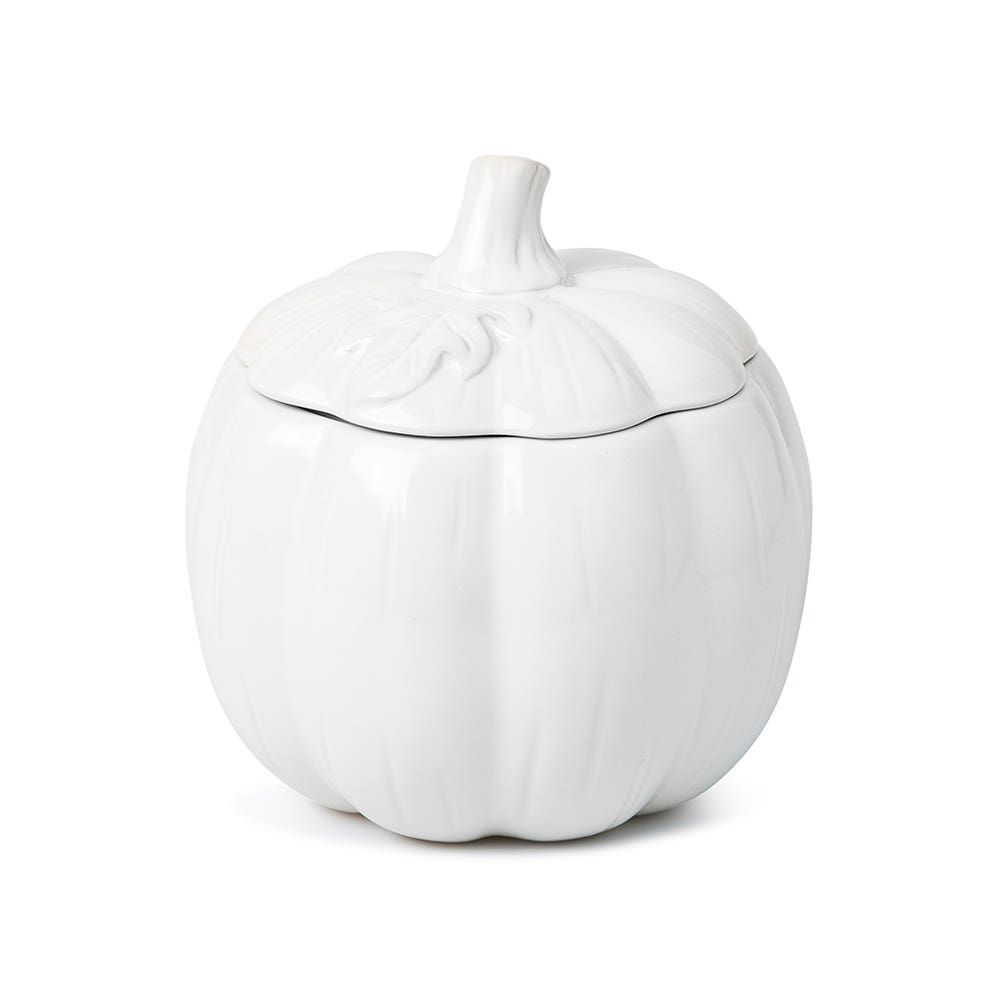 KSP Tuscana Harvest Pumpkin Canister Lg (White)