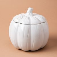 KSP Tuscana Harvest Pumpkin Canister Lg (White)