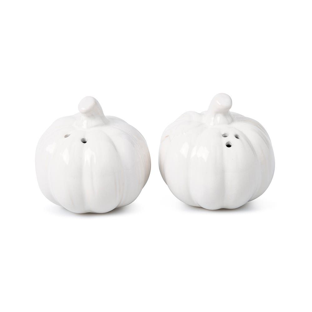 KSP Tuscana Harvest Pumpkin Salt & Pepper (White)