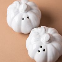 KSP Tuscana Harvest Pumpkin Salt & Pepper (White)