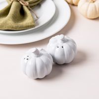 KSP Tuscana Harvest Pumpkin Salt & Pepper (White)