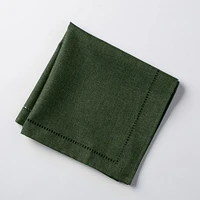 Harman Hemstitch Polyester Napkin - Set of 4 (Forest Green)