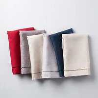 Harman Hemstitch Polyester Napkin - Set of 4 (Forest Green)