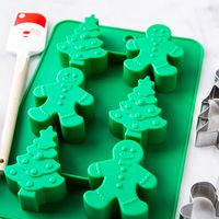 KSP Christmas Cook Silicone Baking Set - Set of 8