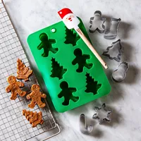 KSP Christmas Cook Silicone Baking Set - Set of 8