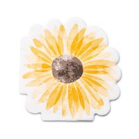 Harman 3-Ply 'Sunflower' Paper Napkin Shaped (Yellow)