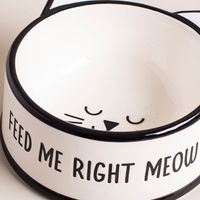 KSP Ceramic 'Cat' Pet Dish
