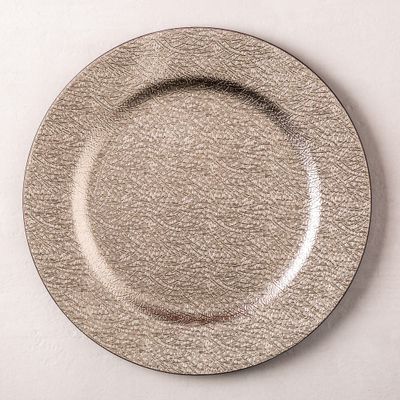 KSP Everyday 'Trellis' Charger Plate Textured (Champagne)