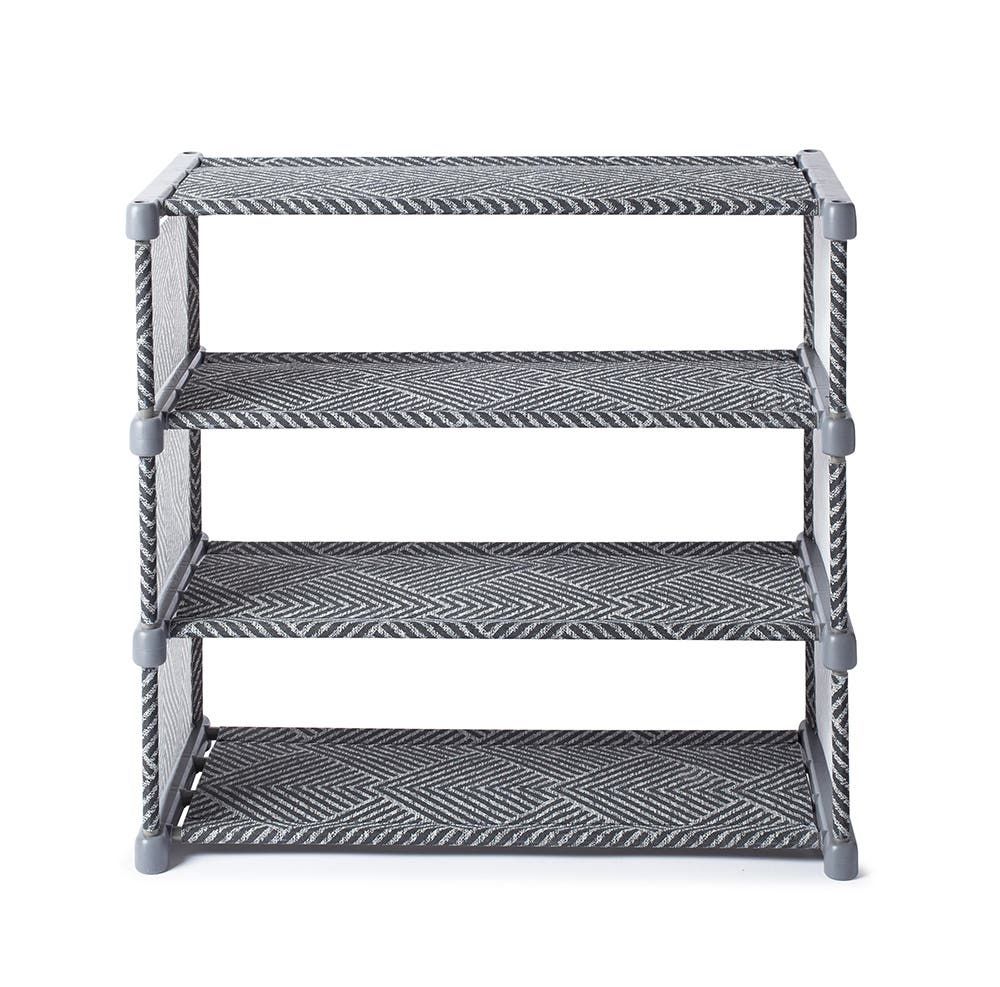 KSP Chevron Fabric Shoe Rack 4 Level