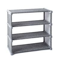 KSP Chevron Fabric Shoe Rack 4 Level