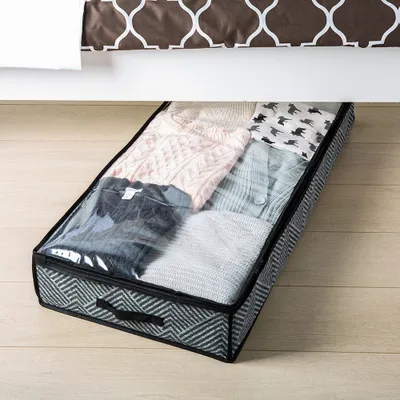 KSP Chevron Underbed Storage Bag 104 x 46 x 15 cm