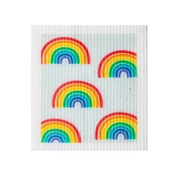 Harman Eco Friendly 'Rainbow' Reusable Sponge Cloth (Multi Colour)