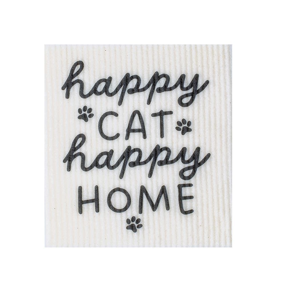 Harman Eco-Friendly 'Happy Cat Happy Home' Reusable Sponge Cloth