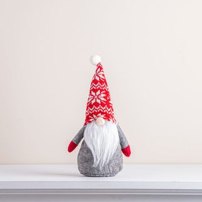 KSP Gnome 'Nordic' Fabric Figurine 12" (Grey)