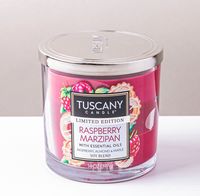 Empire Tuscany 3-Wick 'Raspberry Marzipan' Glass Jar Candle