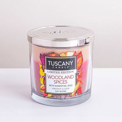 Empire Tuscany 3-Wick 'Woodland Spices' Glass Jar Candle