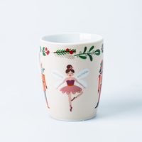 KSP Christmas Decal 'Nutcracker Suite' Porcelain Mug - Set of 4