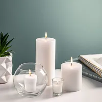 Empire Tuscany Unscented Essentials Tealight Candle - Set/50 (White)