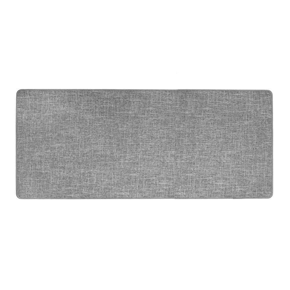 Harman Washable Mat 'Texture' Accent Mat 18"x47" (Grey)