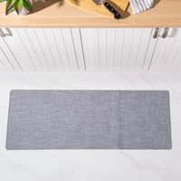 Harman Washable Mat 'Texture' Accent Mat 18"x47" (Grey)