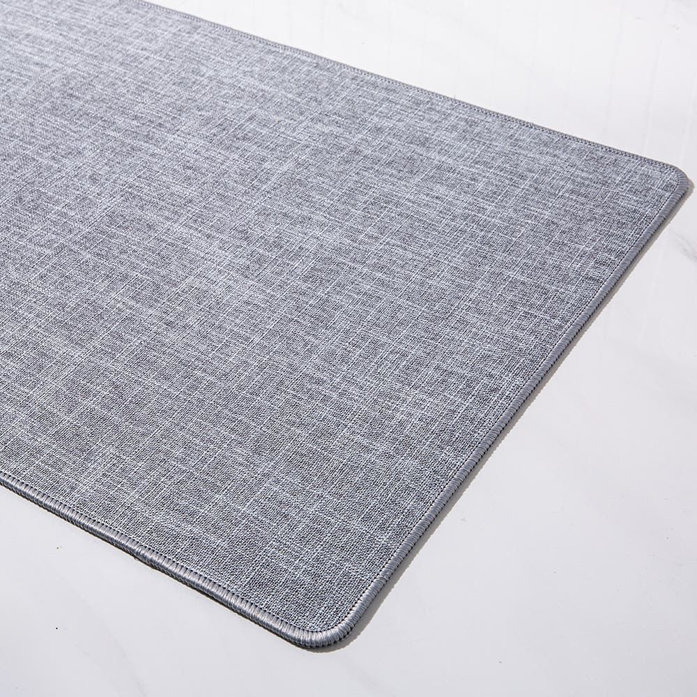 Harman Washable Mat 'Texture' Accent Mat 18"x30" (Grey)