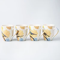 KSP Graphic 'Birds' Mug - Set of 4