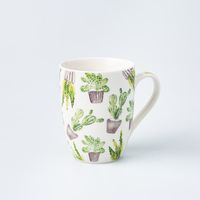 KSP Graphic 'Cactus' Mug - Set of 4