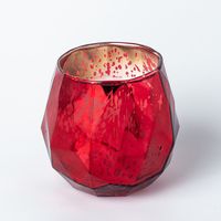 KSP Geode 'Spiced Fig' Mercury Glass Candle