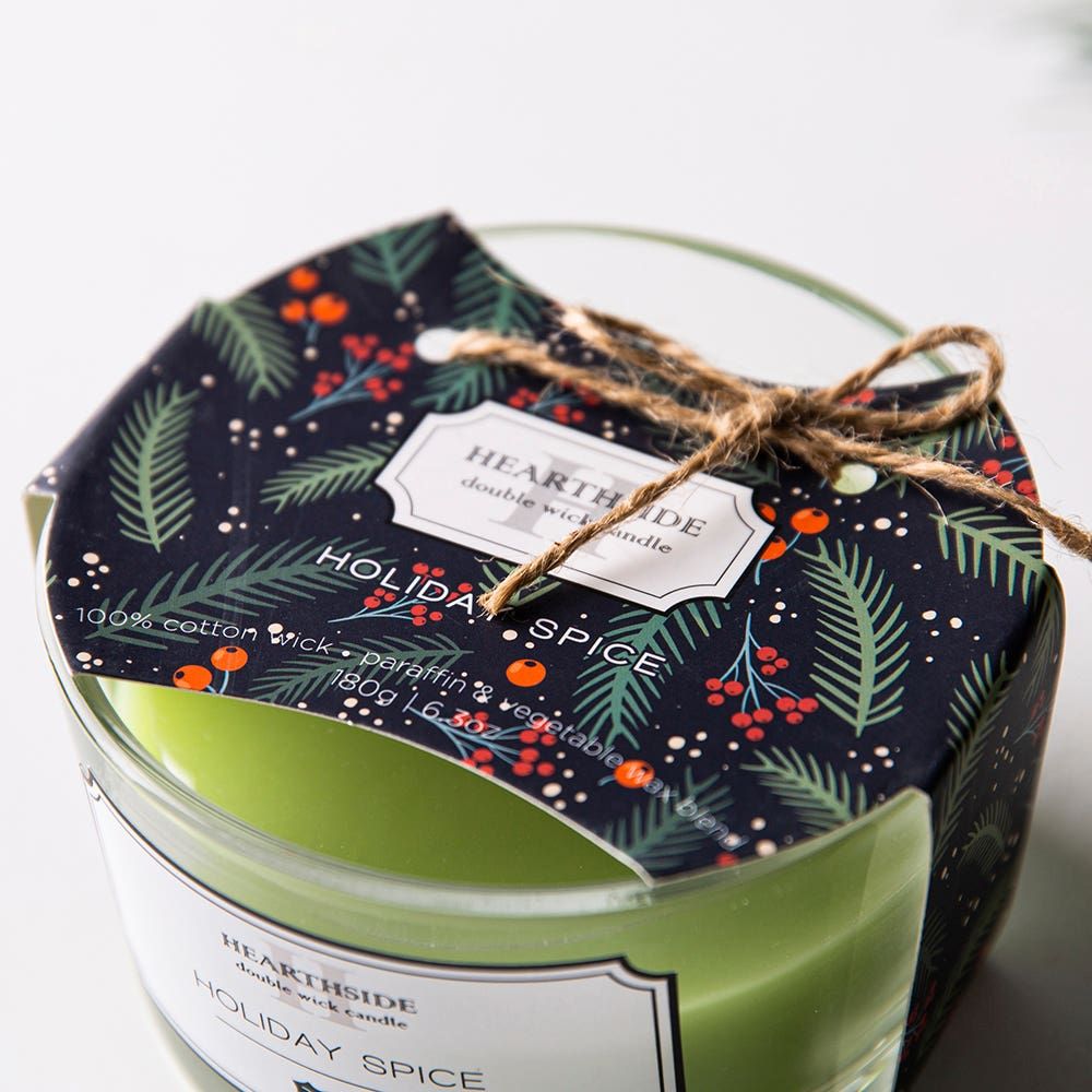 KSP Hearthside 'Holiday Spice' Double Wick Jar Candle