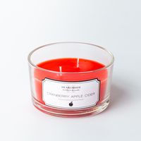 KSP Hearthside 'Cranberry Apple Cider' Double Wick Jar Candle 6.3oz