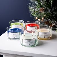 KSP Hearthside 'Sparkling Snow' Double Wick Jar Candle 6.3oz.