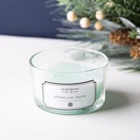 KSP Hearthside 'Sparkling Snow' Double Wick Jar Candle 6.3oz.