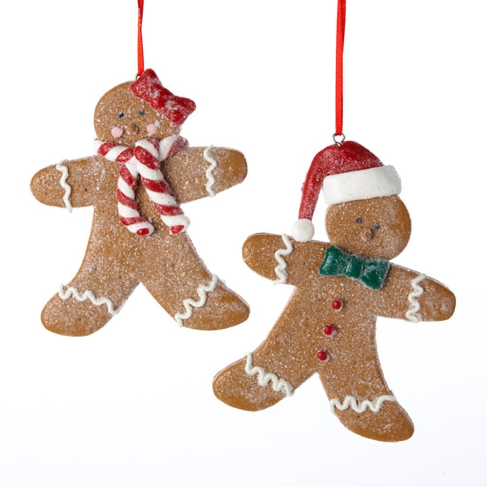 Kurt Adler Christmas 'Claydough Gingerbreadl' Ornament (Asstd.)