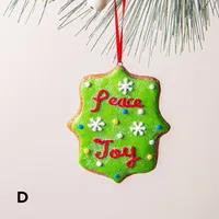 Kurt Adler Christmas 'Claydough Holiday Phrases' Ornament (Asstd.)