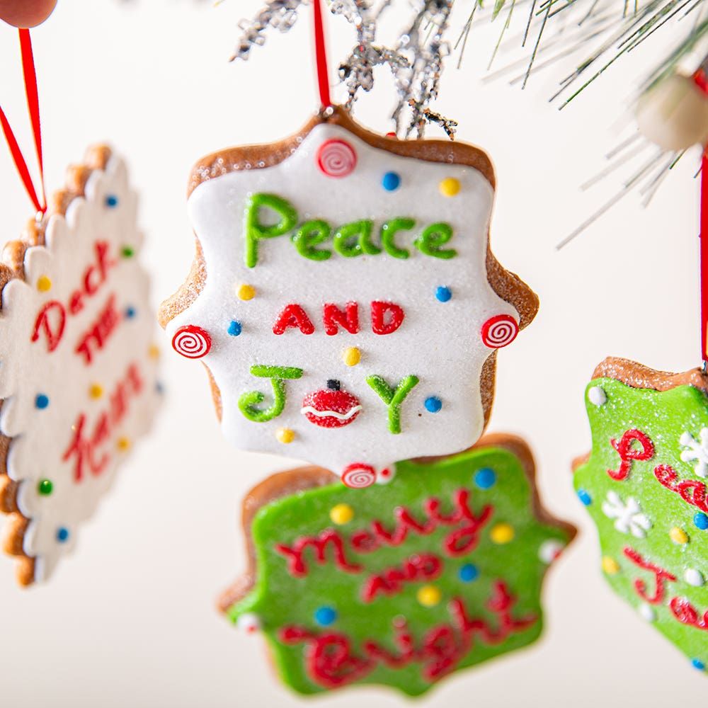 Kurt Adler Christmas 'Claydough Holiday Phrases' Ornament (Asstd.)