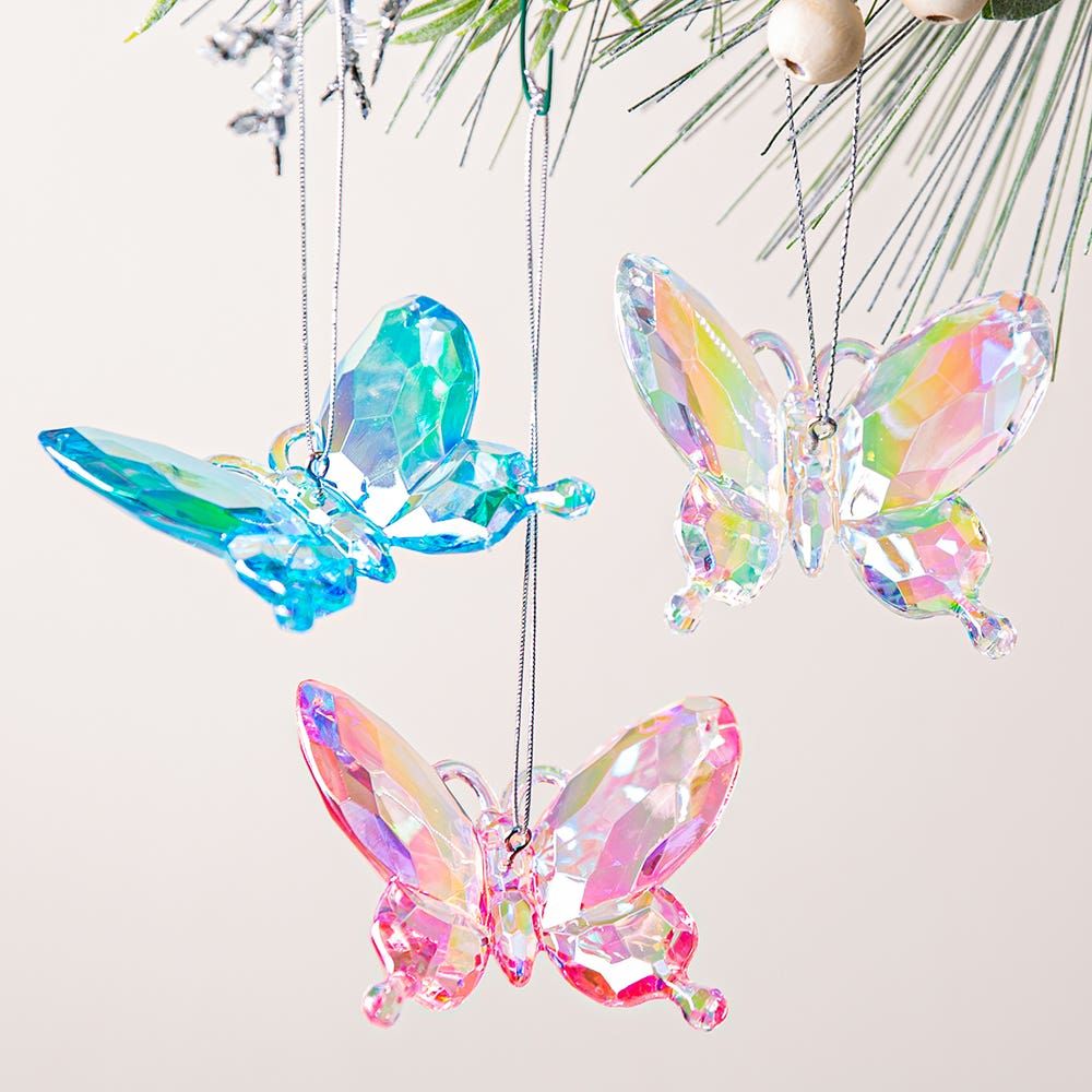 Kurt Adler Christmas 'Iridescent Butterfly' Ornament (Asstd.)